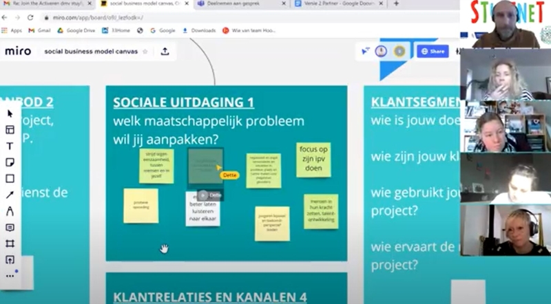 Hybrid social business modelling